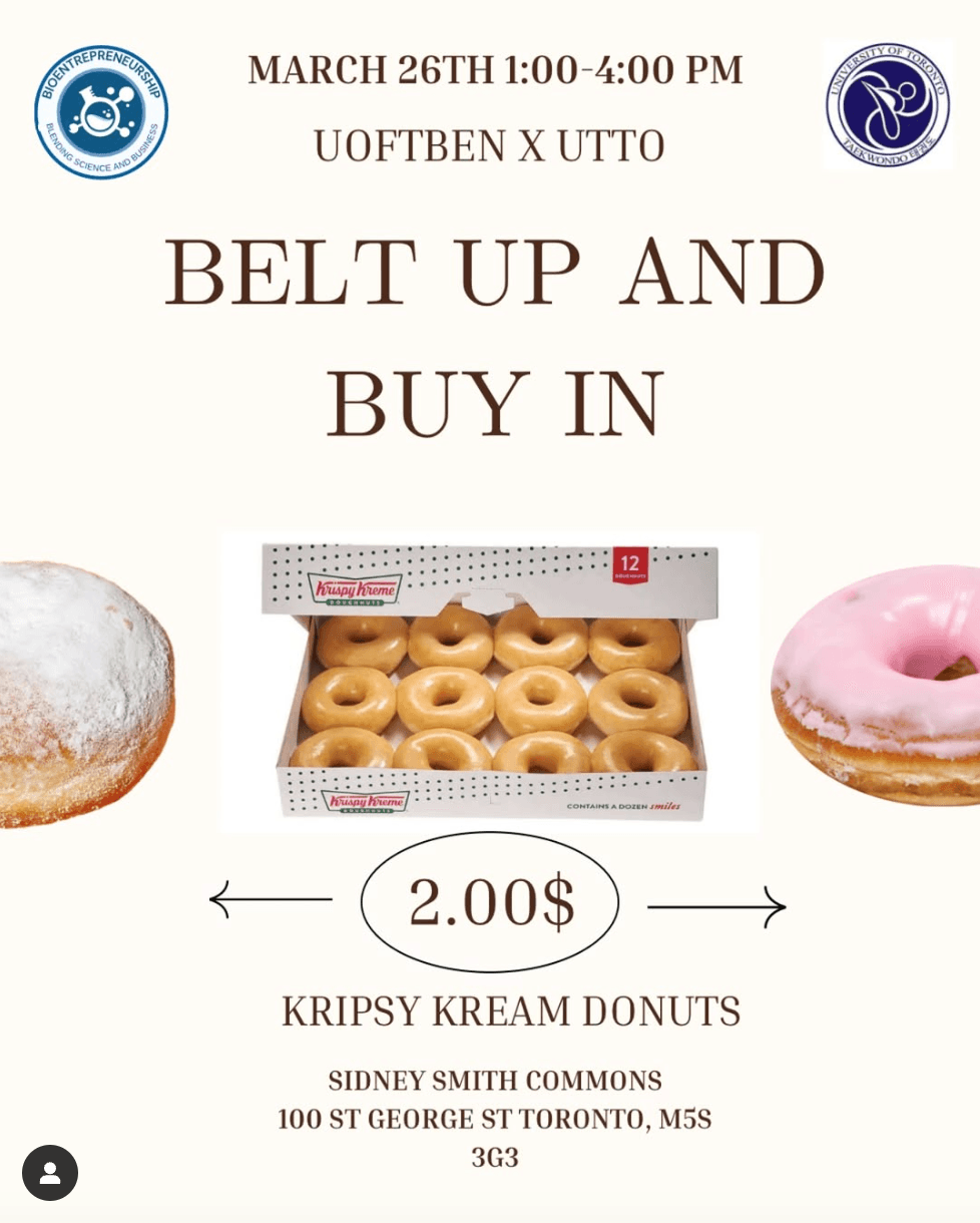 Belt Up - Donut Fundraiser